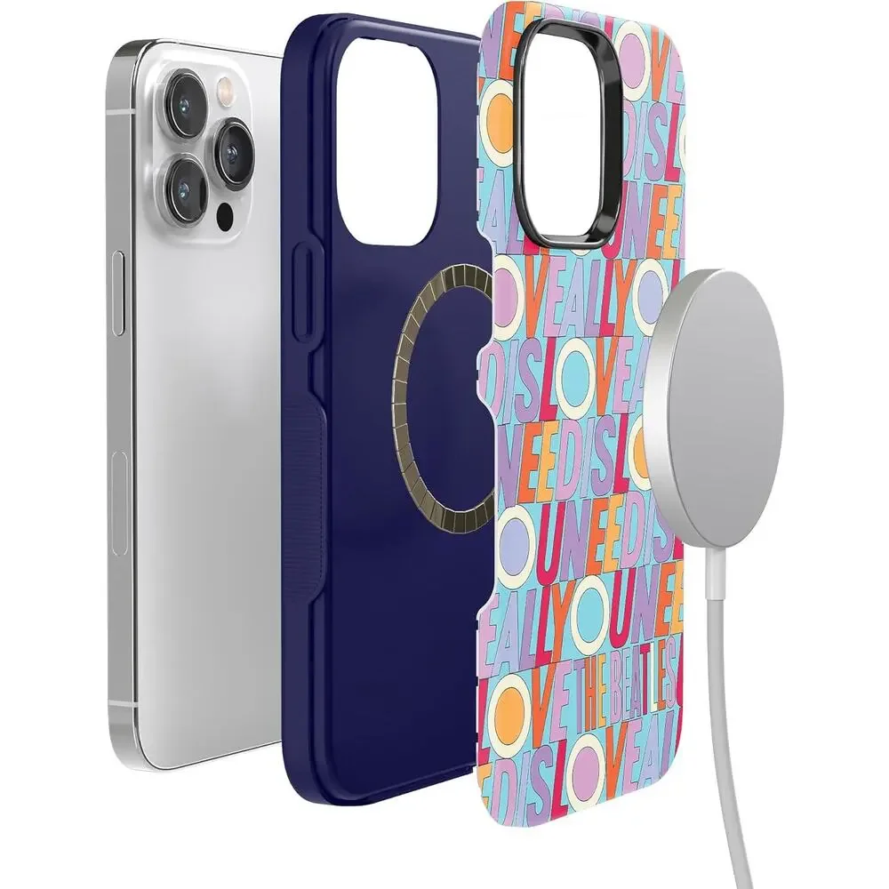 Casely iPhone 14 Pro Case | All You Need is Love | Beatles | MagSafe Compatible